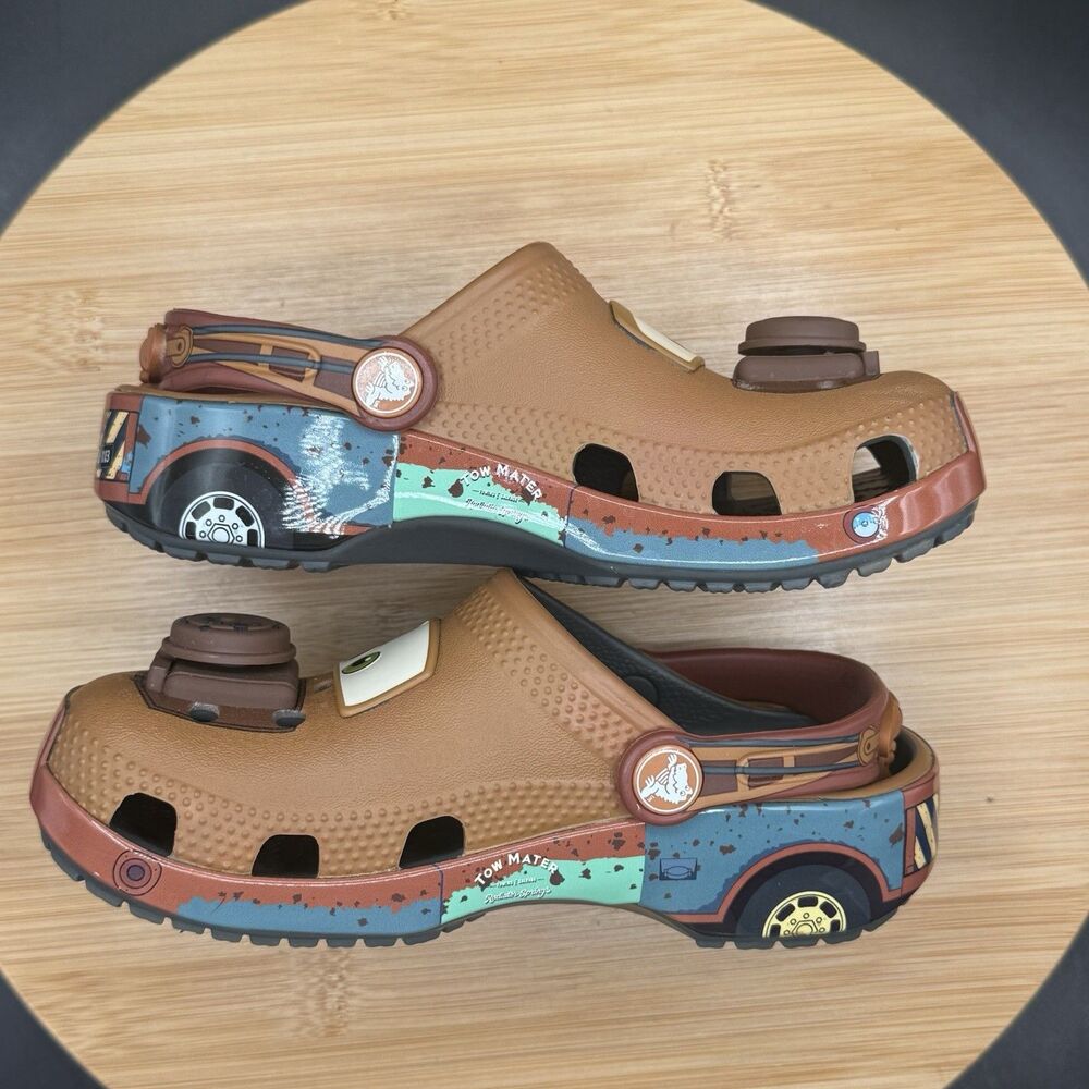 Disney Pixar Mater Crocs Kids’ Size C13 Clogs Shoes - Picture 4 of 10